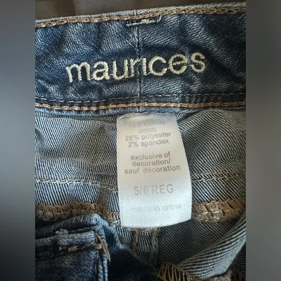 Maurices Blue Ankle Cropped Jeans - Picture 4 of 4